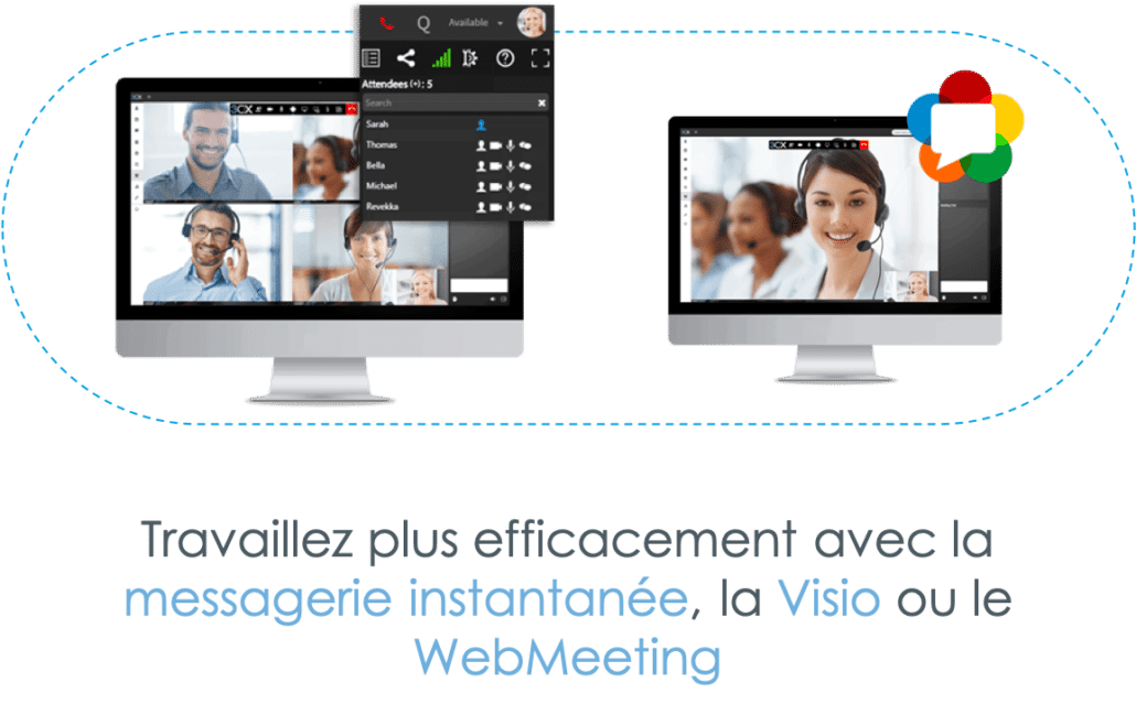 Simplyphonie - Messagerie instantanée - Visio - Webmeeting